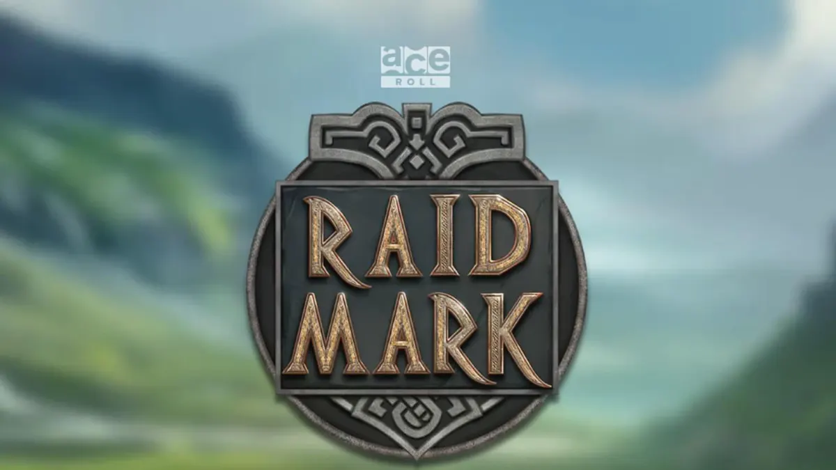 Tampilan visual slot Raidmark dengan tema Viking yang epik