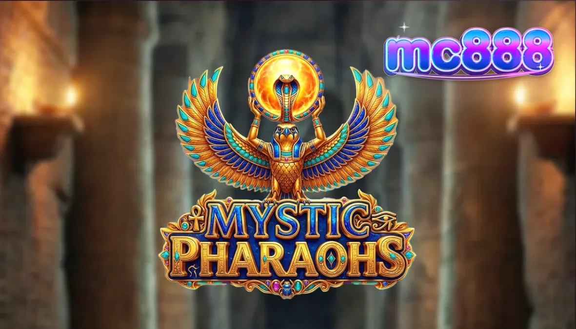 Tampilan visual slot Mystic Pharaoh dengan tema Mesir Kuno yang megah
